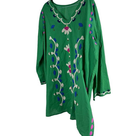 FRANCES VALENTINE Green Goldie Tunic or short dress Large XL - Picture 3 of 7